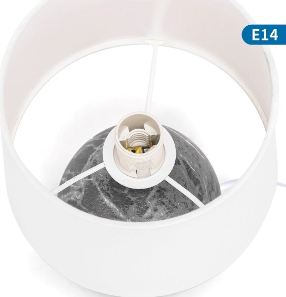 Aigostar - Stolná lampa 1xE14/40W/230V šedá
