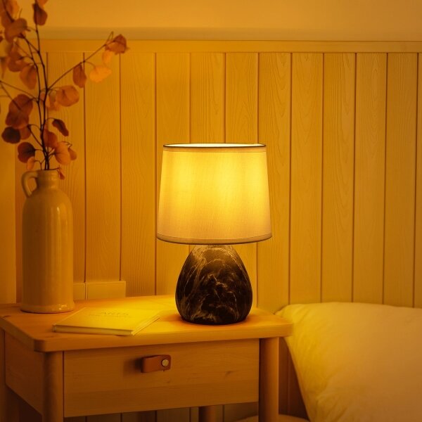 Aigostar - Stolná lampa 1xE14/40W/230V šedá