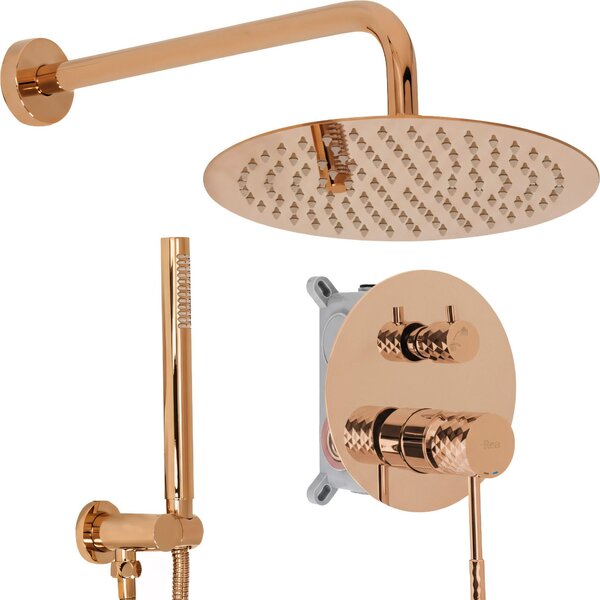 Podomietkový Sprchový Set Rea Lungo Copper