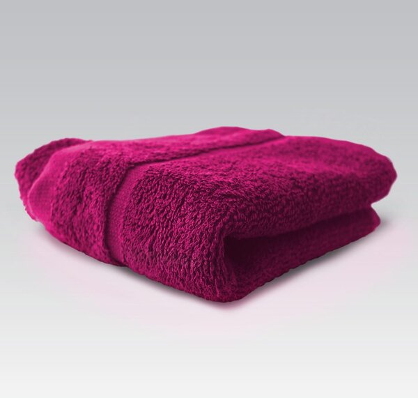 Dobrý Textil Malý uterák Economy 30x50 - Purpurová | 30 x 50 cm