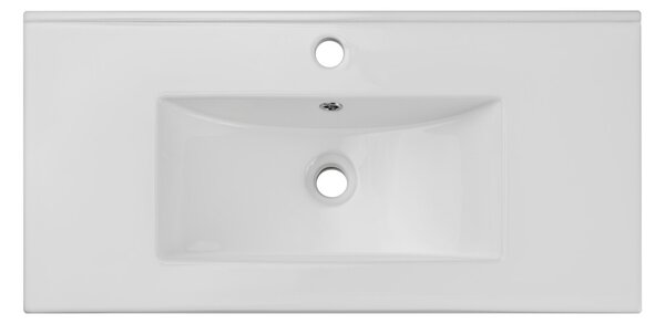 Comad Závesná skrinka Nova Oak I so zápustným umývadlom 80 cm dub coast evoke
