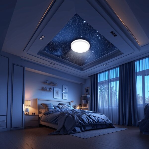 Aigostar-LED RGBW Kúpeľňové stropné svietidlo LED/24W/230V IP44+diaľkové ovládanie