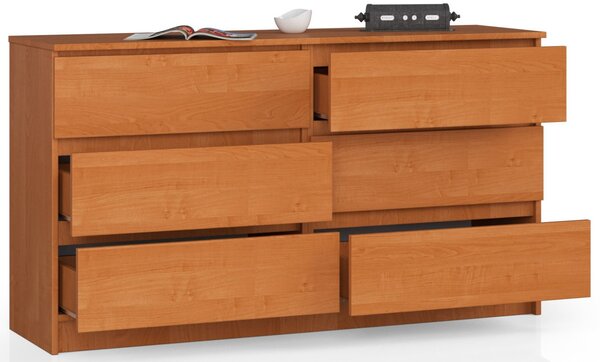 Ak furniture Komoda Rollo K 140 cm jelša