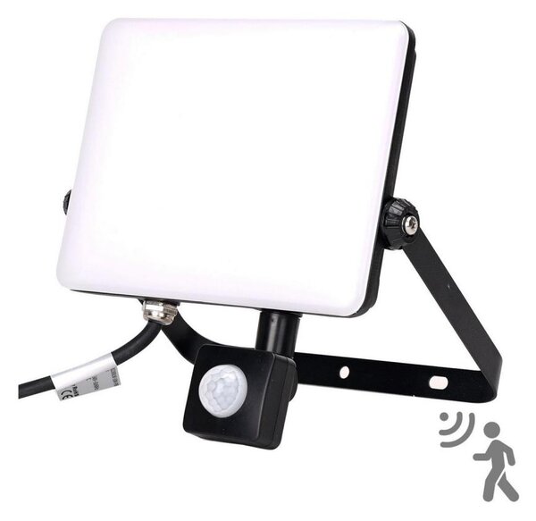 Aigostar - LED Reflektor so senzorom LED/50W/230V 4000K IP65 čierna