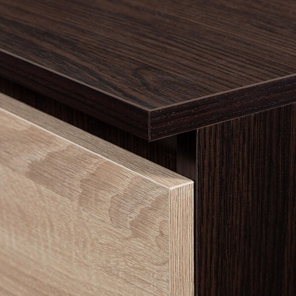 Ak furniture Komoda Kuba 120 cm wenge/sonoma