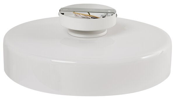Stropná lampa biela sklenené tienidlo na strop na nízke stropy moderný štýl obývacia izba