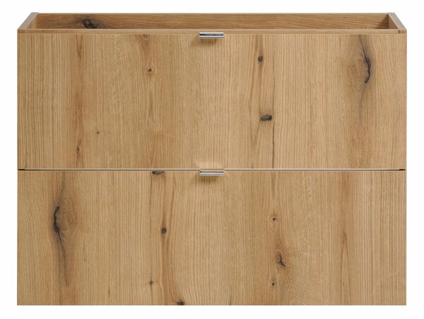 Comad Závesná skrinka pod umývadlo Nova Oak I s doskou 80 cm dub coast evoke