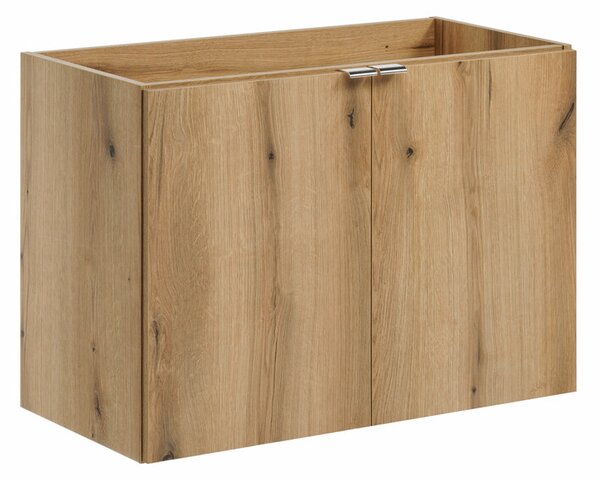 Comad Závesná skrinka pod umývadlo Nova Oak II s doskou 80 cm dub coast evoke