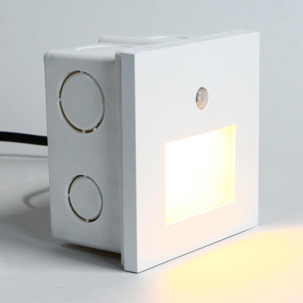 Emithor 70414 - LED Schodiskové svietidlo so senzorom SUNNY LED/1W/230V biela