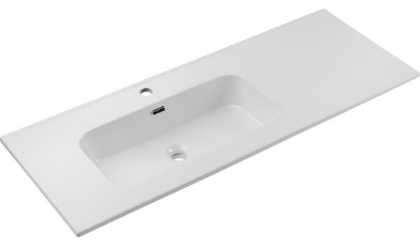 Comad Závesná skrinka Ocean Go2 so zápustným umývadlom 120 cm béžová/dub olejovaný
