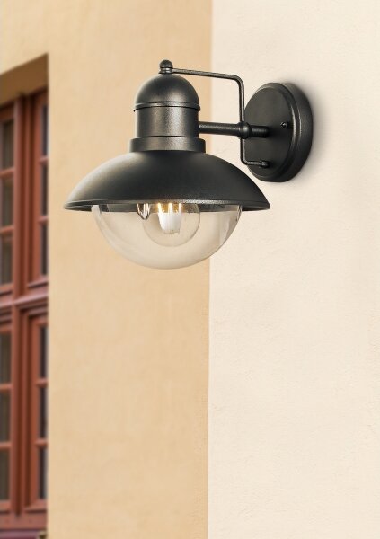 Prezent 39036 - Vonkajšie nástenné svietidlo HECTOR 1xE27/60W/230V IP44