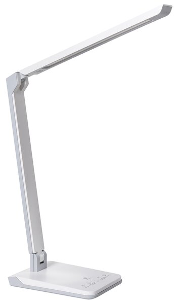 Stolná LED lampa biela syntetický materiál nastaviteľný jas a farba svetla stmievač moderný štýl domáca kancelária