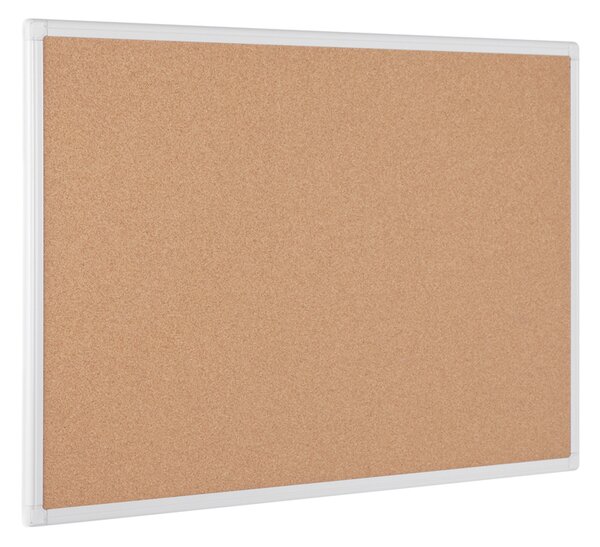 Korková nástenka ANTI-MICROBIAL, 900 x 600 mm, biely rám