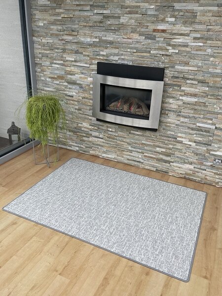 Vopi , Kusový koberec Alassio šedý, 50x80, šedá, kuchyňa