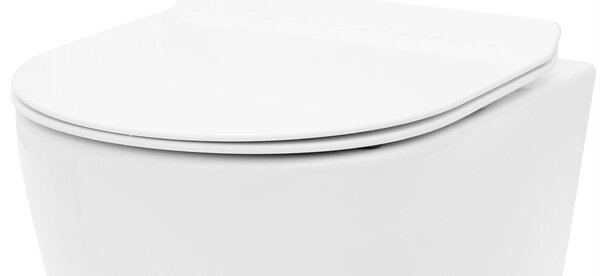 WC sedátko UF DUROPLAST FLAT- biele