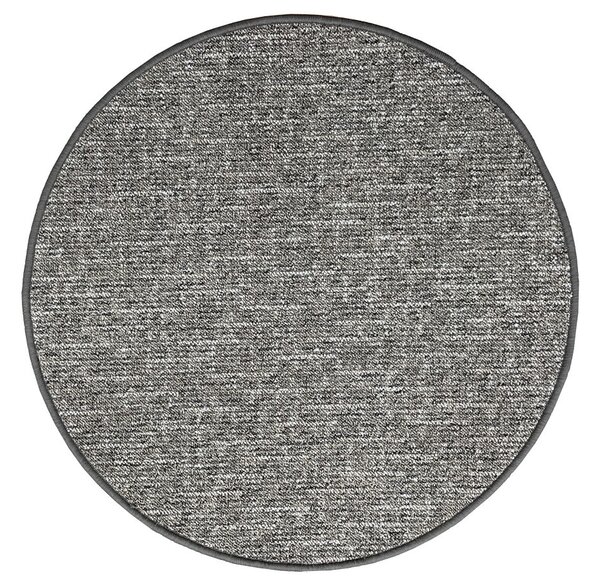Vopi koberce Kusový koberec Alassio hnedý okrúhly - 160x160 (priemer) kruh cm