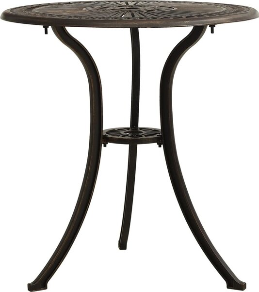 Maison Exclusive – Záhradný stôl Bronzen 62 x 62 x 65 cm z liateho hliníka