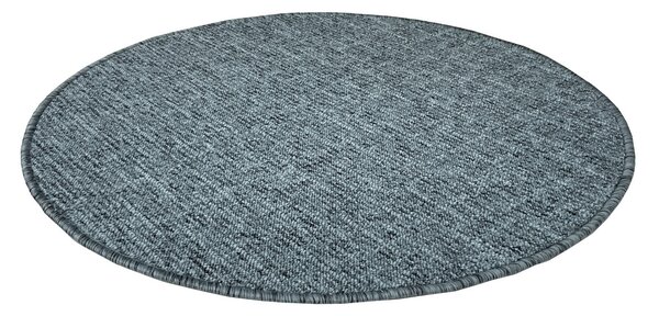Vopi , Kusový koberec Alassio modrošedý kruh, 67x67 (priemer) kruh, modrá, obývacia izba