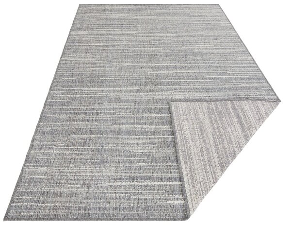 ELLE Decoration , Kusový koberec Gemini 105543 Silver z kolekcie Elle – na von aj na doma, 120x170, šedá, chodba / predsieň