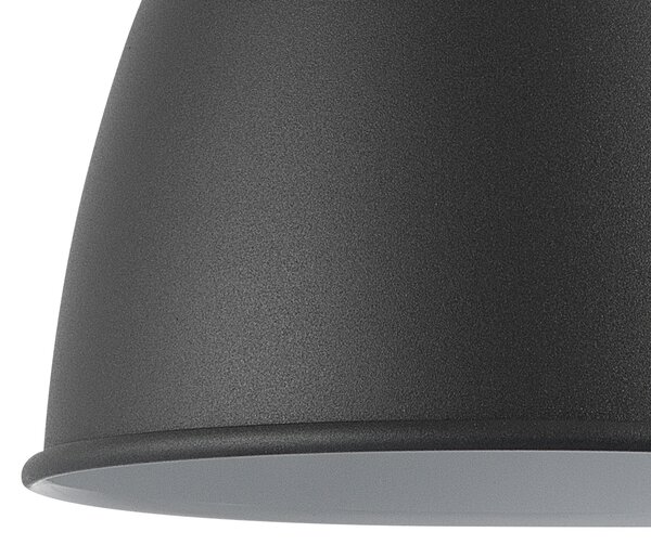 Závesná lampa grafitová sivá medená kov 179 cm stropné svietidlo priemyselný štýl kuchyňa jedáleň