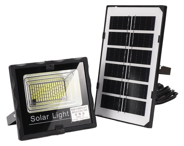 170 LED solárne svetlo Solárna lampa Nástenné svetlo so solárnym kolektorom Reflektor