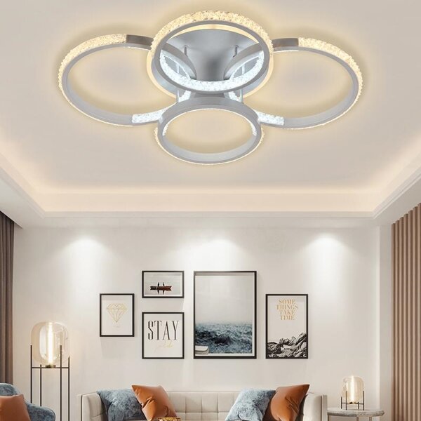 LED Stmievateľný prisadený luster LED/80W/230V 3000-6500K + DO