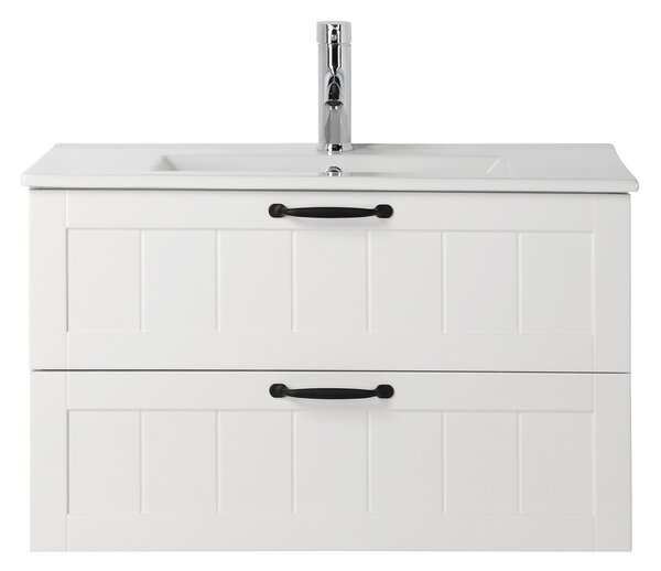 Závesná skrinka pod umývadlo Houseland Lavia 80 cm biela