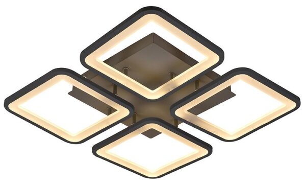 Brilagi - LED Stmievateľný prisadený luster SQUARED LED/85W/230V 3000-6500K + DO