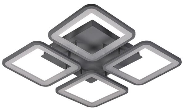 Brilagi - LED Stmievateľný prisadený luster SQUARED LED/85W/230V 3000-6500K + DO