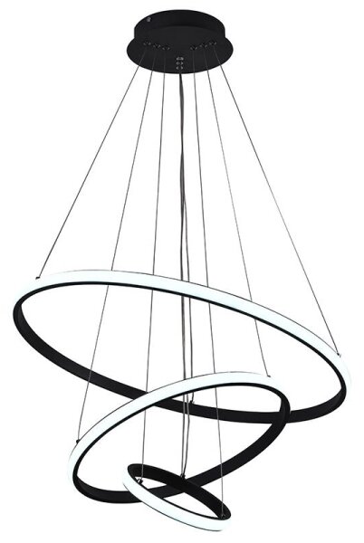 Brilagi - LED stmievateľný luster na lanku CIRCLE LED/90W/230V 3000-6500K + diaľkový ovládač