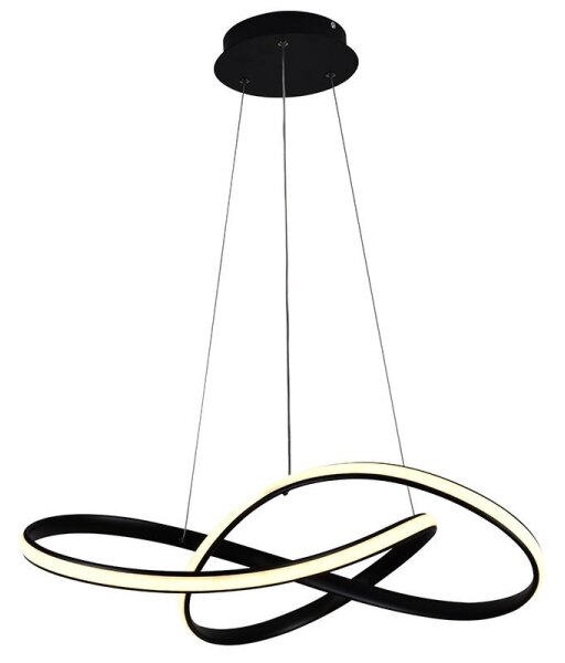 LED Stmievateľný luster na lanku LED/70W/230V 3000-6500K + diaľkové ovládanie