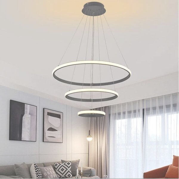 LED Stmievateľný luster na lanku LED/90W/230V 3000-6500K + DO
