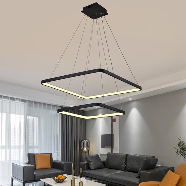 LED Stmievateľný luster na lanku LED/90W/230V 3000-6500K + DO