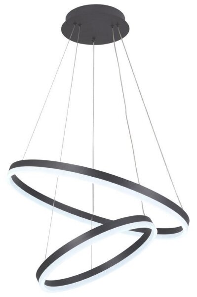 LED Stmievateľný luster na lanku LED/70W/230V 3000-6500K + diaľkové ovládanie