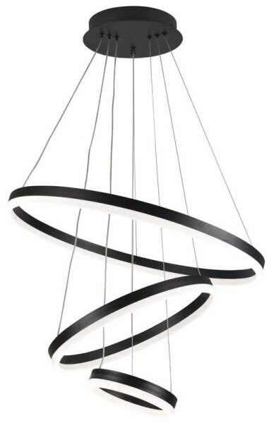 LED Stmievateľný luster na lanku LED/85W/230V 3000-6500K + diaľkové ovládanie