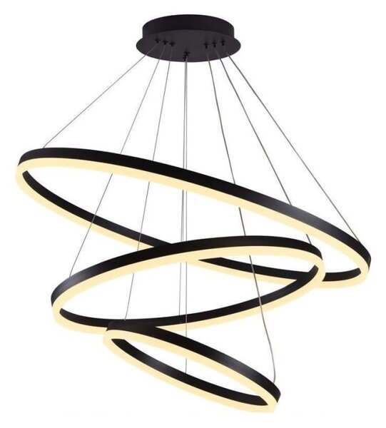 LED Stmievateľný luster na lanku LED/125W/230V 3000-6500K + diaľkové ovládanie