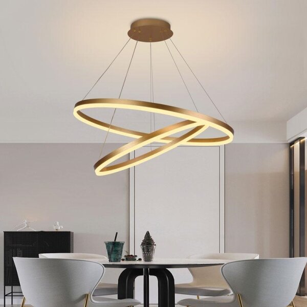 LED Stmievateľný luster na lanku LED/100W/230V 3000-6500K + diaľkové ovládanie