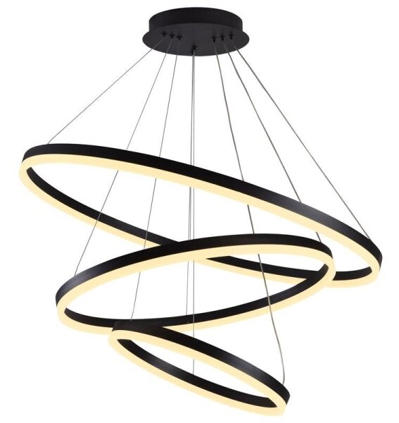 LED Stmievateľný luster na lanku LED/125W/230V 3000-6500K + diaľkové ovládanie