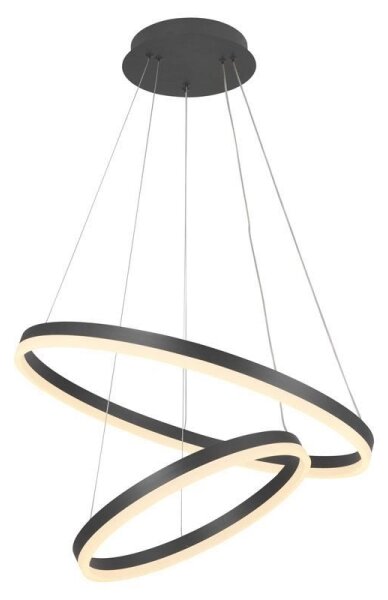 LED Stmievateľný luster na lanku LED/70W/230V 3000-6500K + diaľkové ovládanie