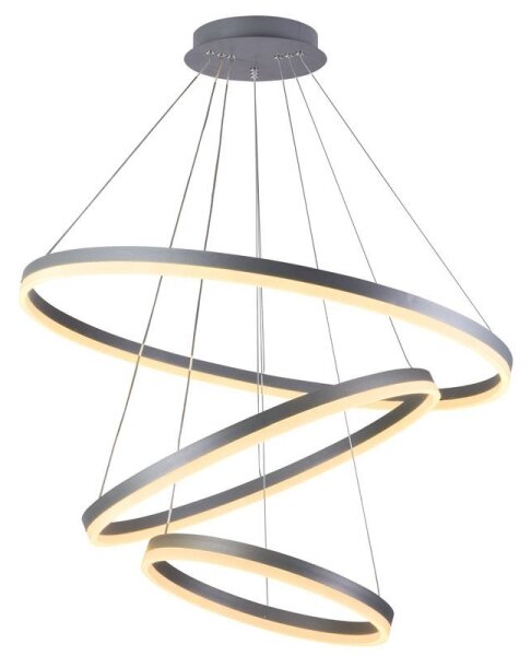 LED Stmievateľný luster na lanku LED/125W/230V 3000-6500K + diaľkové ovládanie