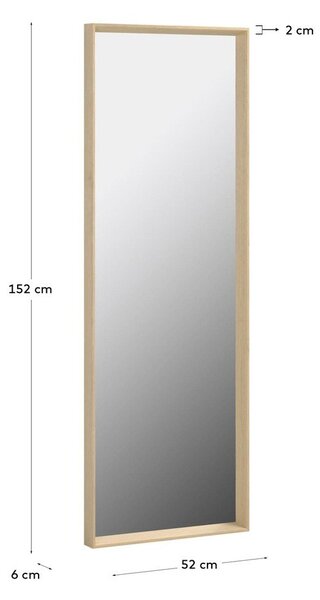 Nástenné zrkadlo 52x152 cm Nerina – Kave Home