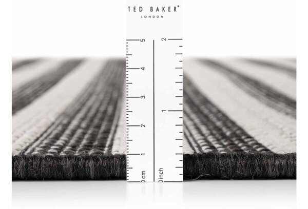 Čierny/krémový vnútorný a vonkajší koberec 160x230 cm Haringey Woodfield – Ted Baker