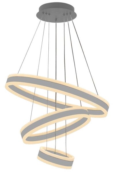 LED Stmievateľný luster na lanku LED/165W/230V 3000-6500K + diaľkové ovládanie