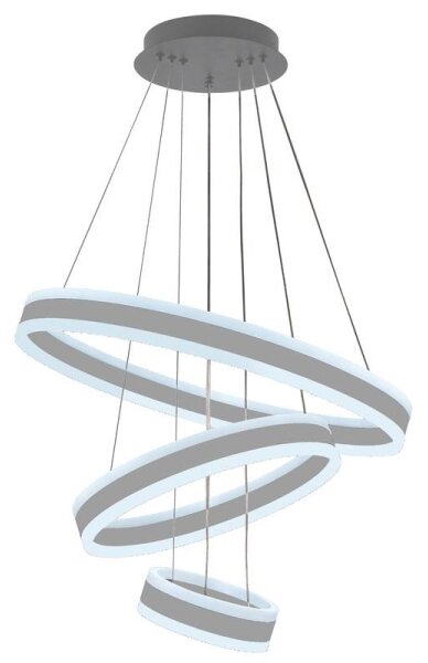 LED Stmievateľný luster na lanku LED/165W/230V 3000-6500K + diaľkové ovládanie