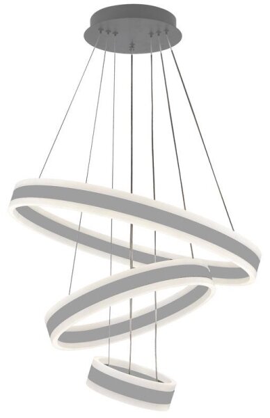 LED Stmievateľný luster na lanku LED/165W/230V 3000-6500K + diaľkové ovládanie