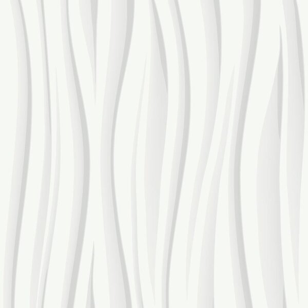Vliesové tapety na stenu IMPOL E81449 (318713), sivo-biele vlnovky s trblietkami, rozmer 10,05 m x 0,53 m, Ugépa