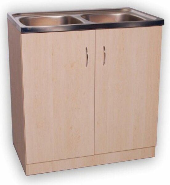 JEDNODUCHÁ skrinka s umývadlom 80x60 dub Sonoma