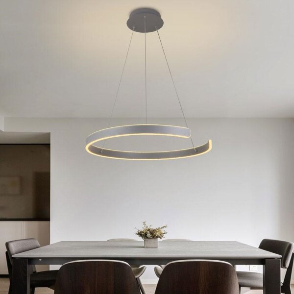 LED Stmievateľný luster na lanku LED/70W/230V 3000-6500K + diaľkové ovládanie