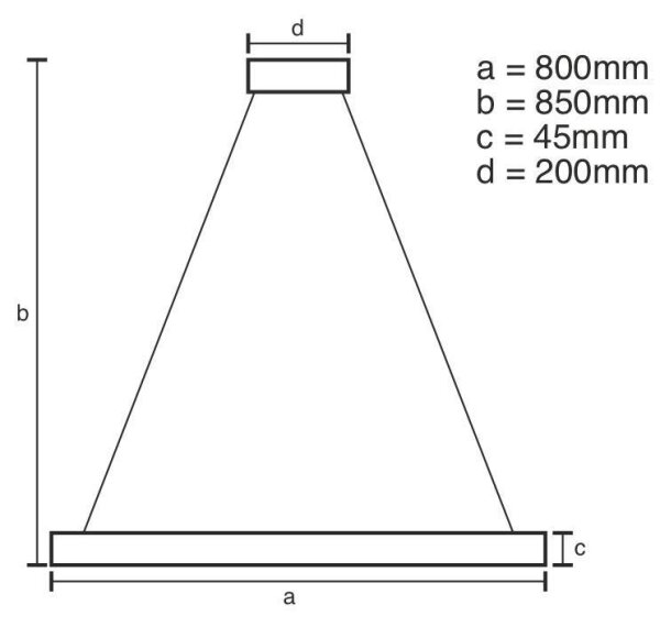 LED Stmievateľný luster na lanku LED/100W/230V 3000-6500K + diaľkové ovládanie