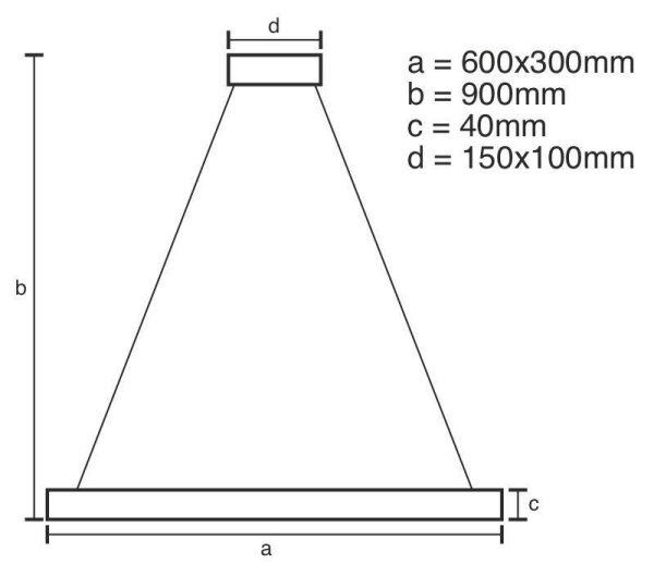 LED Stmievateľný luster na lanku LED/40W/230V 3000-6500K + dálkové ovládání